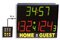 Tableau d'affichage sportif pour multi-sport avec console munie seulement de clavier, Affichage de score
